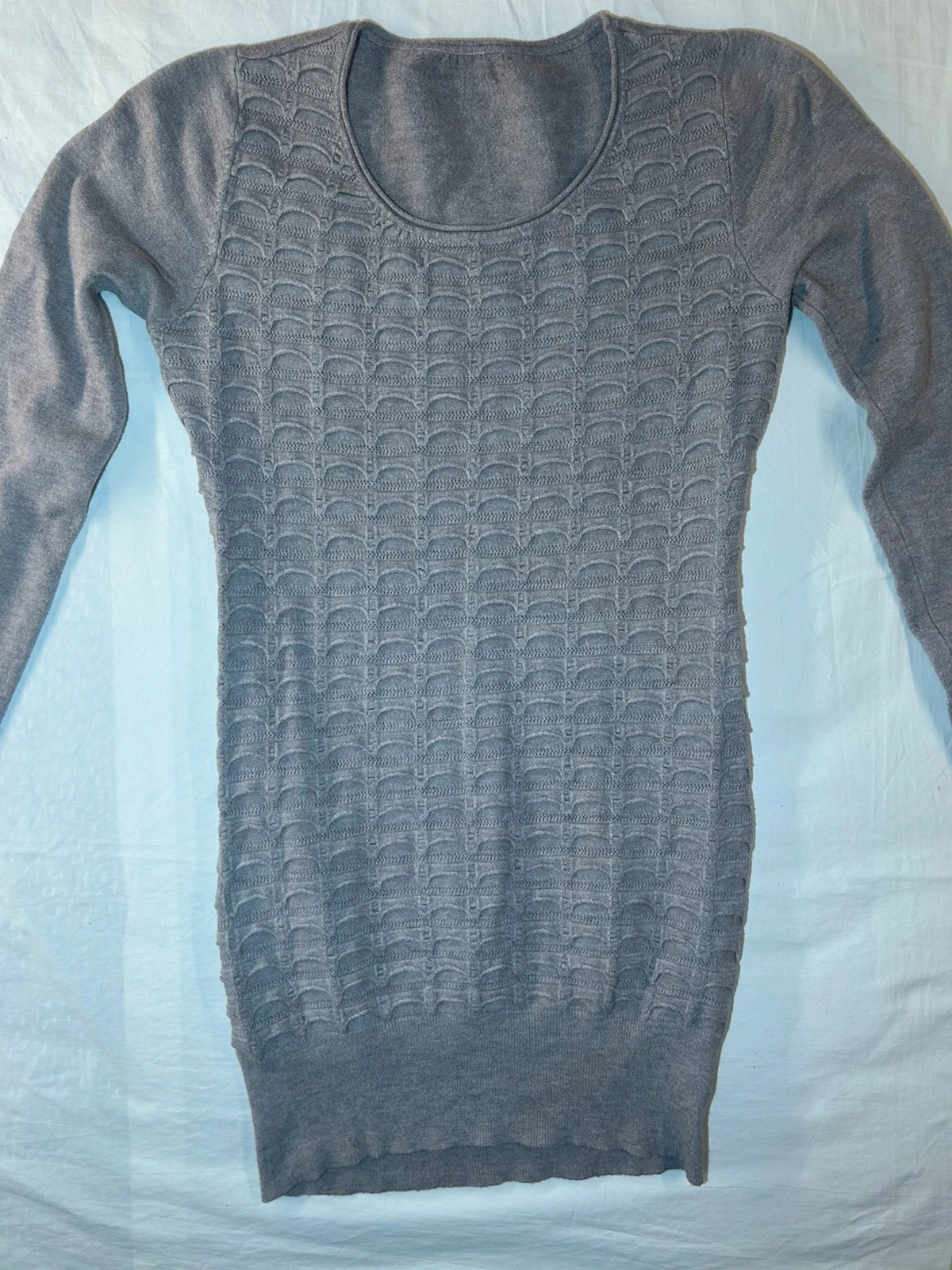 Grijze vintage lange winterjurk – photo 2
